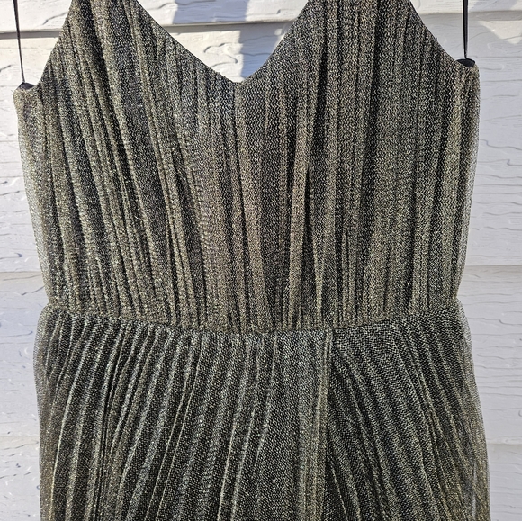 Marc Jacobs Gold Multi Tulle Party Homecoming Prom Dress Black Glittery 4 NWT - Picture 12 of 13